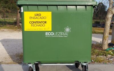 Ecolezíria aumenta o número de contentores de RSU nos Concelhos de Almeirim e Coruche.
